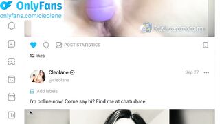 cleolane - Video [Chaturbate] naughty intense satisfaction big-ass beautiful bum