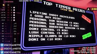 skyeanette - [Video] cosplay role-play huge dildo boobs