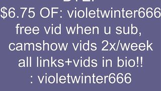 violetwinter666 - Video [Chaturbate] fuckpussy step-daughter Tantus Silk Athletic Build