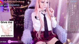 yourcutewaifu - [Video] adorable gorgeous footjob belly