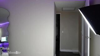 bestblondiiecb - [Hot Chaturbate] blowjob shaved huge dildo footjob