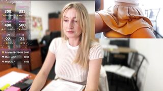 legsLONG - [Live Stripchat] spanking striptease striptease-white office