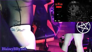 BlaizeyBBy - [Live Stripchat] striptease-white trimmed big-ass-white upskirt