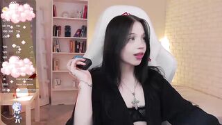 Wanda-Goth - Porn Video [Bongacams]: cute girl on cam, beautiful porn slut, stunning booty