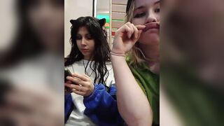 Tinablackkk - Porn Video [Bongacams]: sexy bitch, sparkling beauty, captivating cleavage