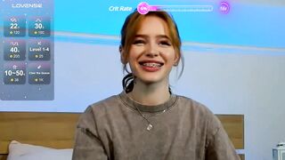 MissRedFox - Porn Video [Bongacams]: hungry longing, naked porn slut, seductive undressing