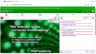 Skybaby69 - Porn Video [Myfreecams]: charismatic broadcaster, first time, perfectly shaped breasts