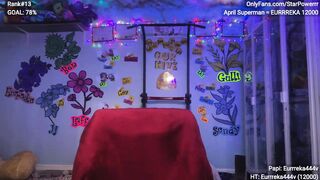 StarPowerrr - Porn Video [Myfreecams]: elegant buttocks, charming streamer, dick