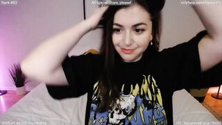 AlyssaShy - Porn Video [Myfreecams]: boobies, captivating mounds, softcore cam session