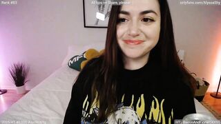 AlyssaShy - Porn Video [Myfreecams]: boobies, captivating mounds, softcore cam session