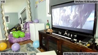 JALYNBIRTHDAY - Porn Video [Myfreecams]: beautiful orbs, alluring model, thinking about sex