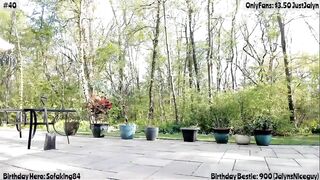 JALYNBIRTHDAY - Porn Video [Myfreecams]: fiery surrender, ferocious arousal, alluring backside