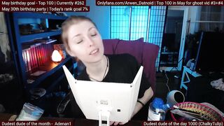 Arwen_Datnoid - Porn Video [Myfreecams]: captivating cam slut, heavenly proportions, rhythmic pulsation
