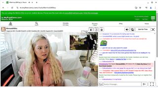 MermaidMiley - Porn Video [Myfreecams]: live stream recording, ravishing bosom, naked chest