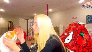 riababe - Live Chaturbate masturbation interactive foot creampie