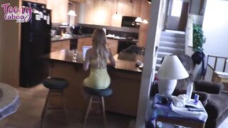 TeenyTaboo Sage fucks stepdad for creampie when mom is away TeenyTaboo SageFox Teen POV petite smalltits creampie blowjob doggystyle missionary reversecowgirl hardcore roleplay blonde