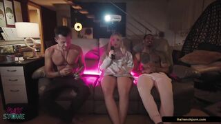 NEW Chloe Chevalier Sextape DP avec une Blonde Fran aise de 19 Ans Trio avec Andy Stone et Jesus Reyes french
