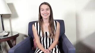 NEW ExploitedCollegeGirls Up Her Rear With A Smile casting anal teen cute bigass hardcore FULL HD