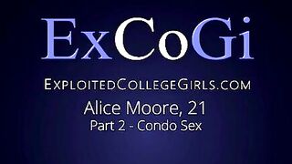 ExploitedCollegeGirls Alice Moore PT 2 21 Years Old nsxyprn nsxyprn n ExploitedCollegeGirls Excogi AliceMoore AssPlay Blowjob Brunette BTS