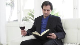 New Angela White Takes French Old Dick While Cuckold Watches AngelaWhite french old dick cuckold watches POV hardcore