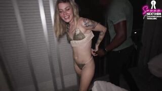 NEW OnlyFans Wife Gets Surprised by Husband with a BBC on Vacations and Gets Spitroasted BigDicks BigTits Blowjob