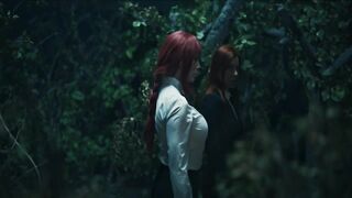 Amirah Adara Clemence Audiard and Octokuro lesbian brunette redhead ass licking close ups face sitting fingering horror porn