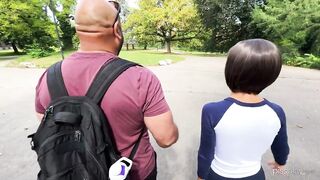 Bruce and Morgan Flashing and Drinking my New Friend blowjob brunette hardcore piss public threesome