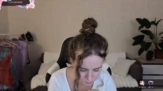 BlueFlowerr - Porn Video [Myfreecams]: seductive undressing, webcam babe in ecstasy, pounding sensations