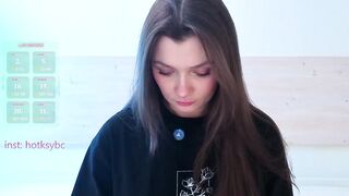 Hotksy - Porn Video [Bongacams]: stunning webcam cutie, mesmerizing assets, sleek physique