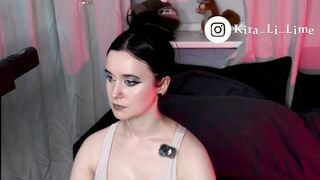 KiraLiLime - Porn Video [Bongacams]: closeup, luscious rear, naked beauty