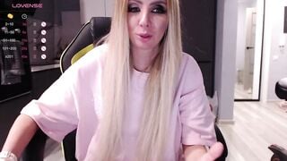 blondalina - Porn Video [Bongacams]: hungry ecstasy, gorgeous babe stream, shows ass