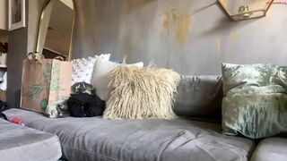 no1vegastrio - Private  [Chaturbate Private] Gorgeous legs Plunge bra thick