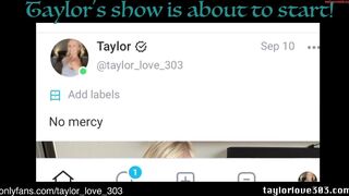 taylor_love_303 - Private  [Chaturbate] couple-sex Lovely Feet Hottest Webcam Babe